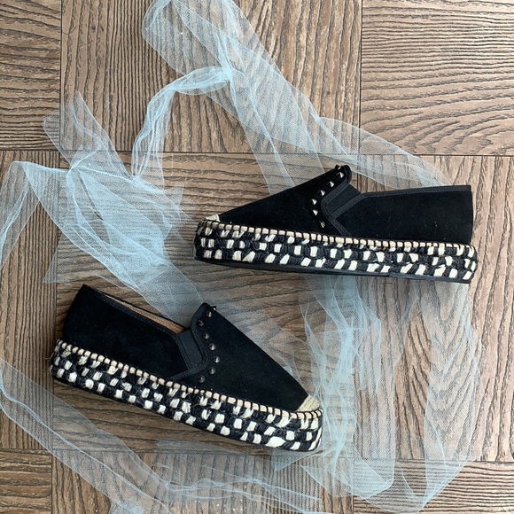 Cordani Shoes - NWOT Cordani Black Spike Espadrille